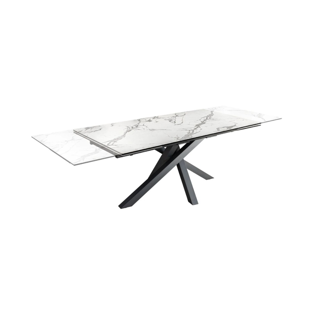 Table PETRANO extensible 180-220-260cm blanche