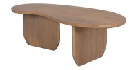 Table basse NERA en bois de manguier foncé