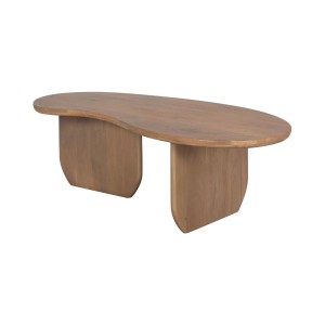 Table basse NERA en bois de manguier foncé