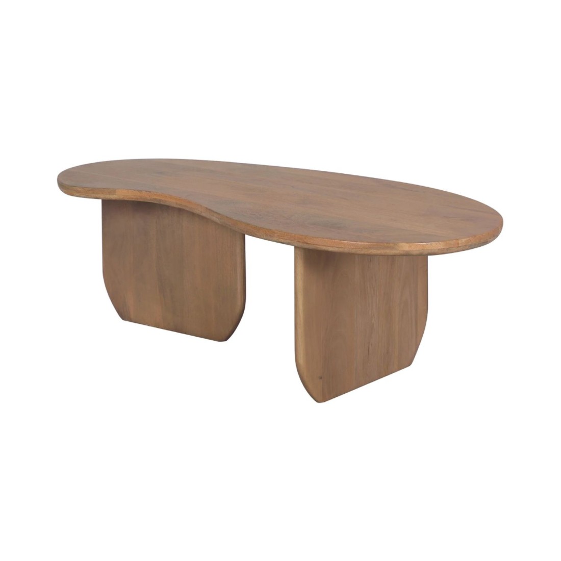 Table basse NERA en bois de manguier foncé