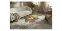Table basse LOTUSIA 75cm vue de haut