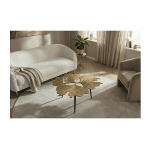 Table basse LOTUSIA 75cm vue de haut