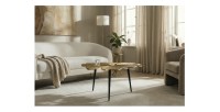 Table basse LOTUSIA 75cm vue de face