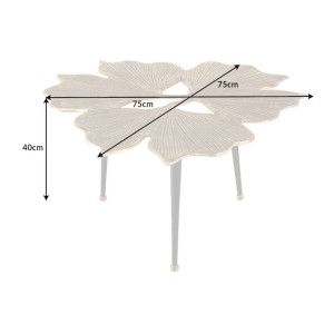 Table basse LOTUSIA 75cm dimensions