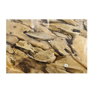 Zoom sur le plateau de la table basse DRIFTA