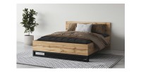 Lit coffre MILOS 140x200cm mis en situation