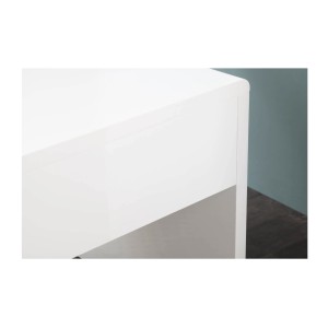 Zoom sur la tranche du bureau SVEA 120cm