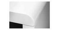 Zoom sur le coin du bureau SVEA 120cm