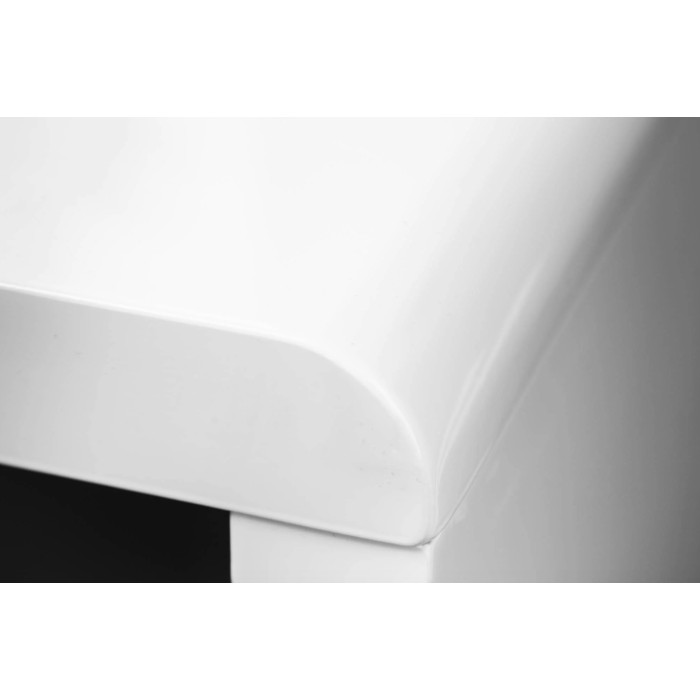 Zoom sur le coin du bureau SVEA 120cm