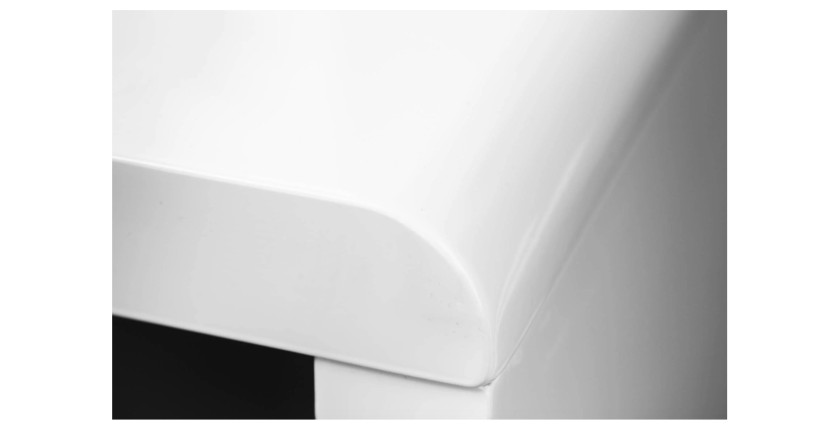 Zoom sur le coin du bureau SVEA 120cm