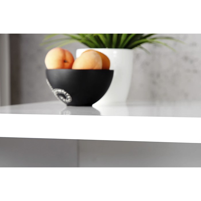 Zoom sur la tranche du bureau SVEA 140cm