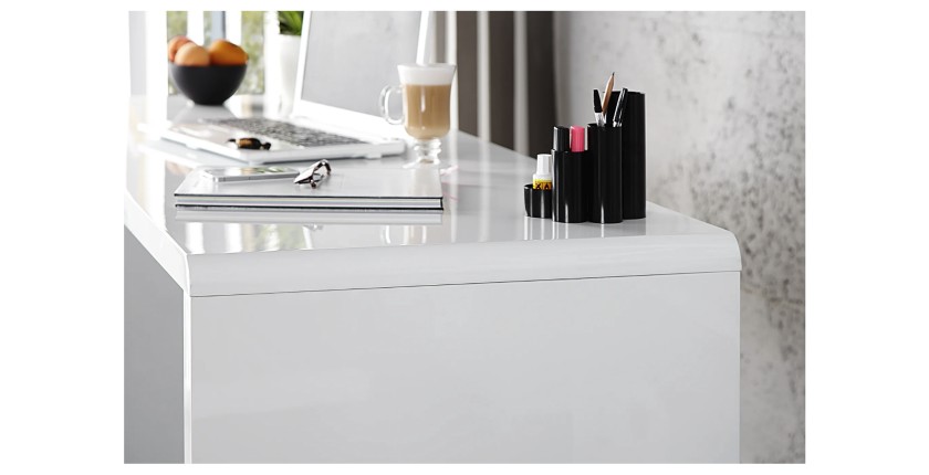 Zoom sur la tranche du bureau SVEA 140cm