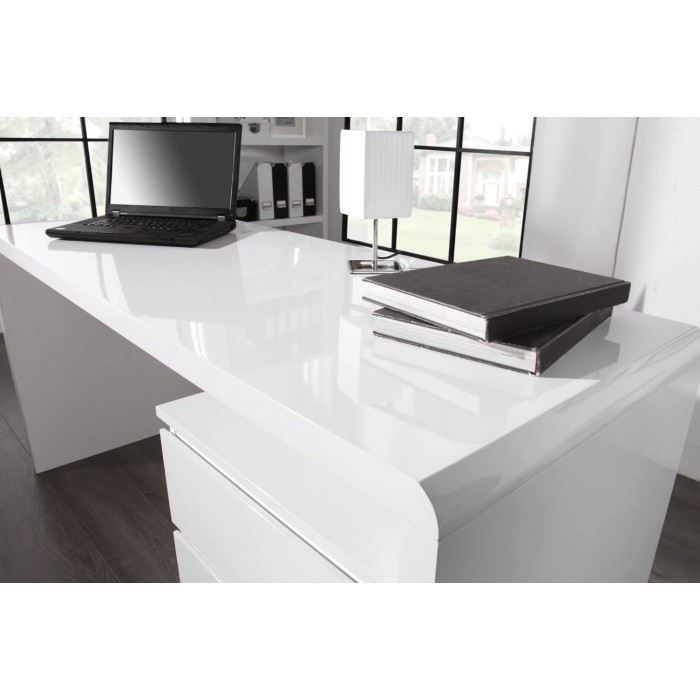 Zoom sur le plateau du bureau SVEA 160cm
