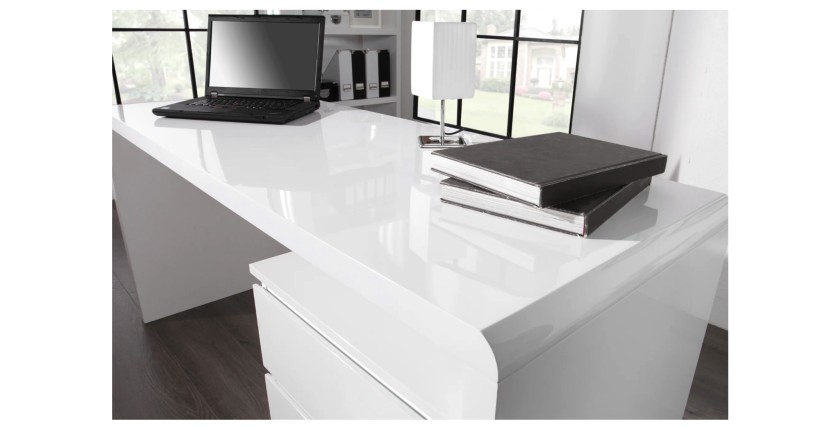 Zoom sur le plateau du bureau SVEA 160cm