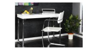 Bureau MONZA 120cm vu avec une chaise