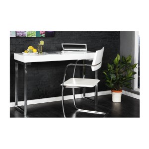 Bureau MONZA 120cm vu avec une chaise