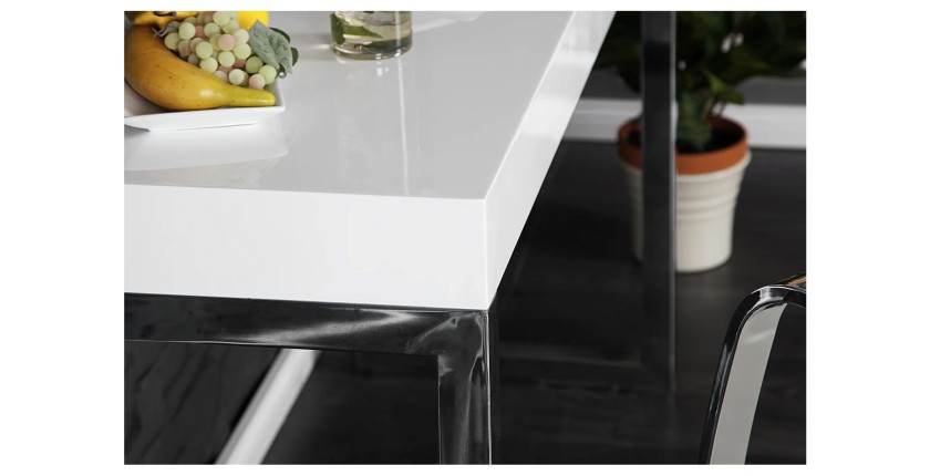 Zoom sur les détails du bureau MONZA 120cm