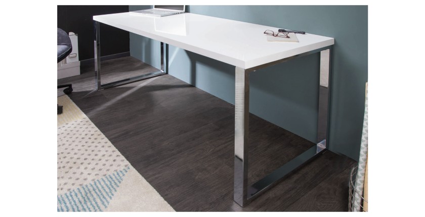 Bureau MONZA 160x60cm vu de côté