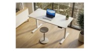 Bureau MONZA réglable en hauteur vu de haut