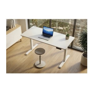 Bureau MONZA réglable en hauteur vu de haut
