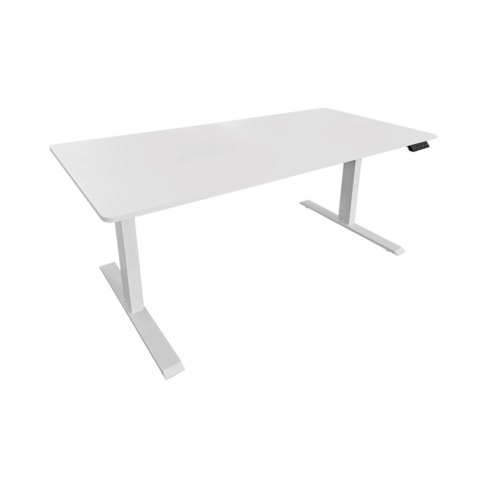 Escritorio eléctrico MONZA 140 cm blanco ajustable en altura