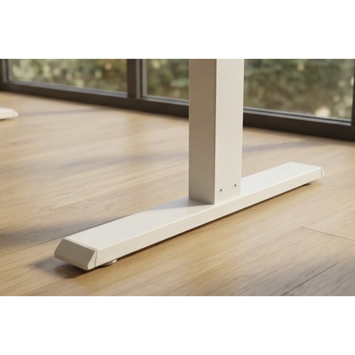 Escritorio eléctrico MONZA 140 cm blanco ajustable en altura