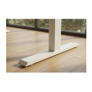 Zoom sur les pieds du bureau MONZA réglable en hauteur