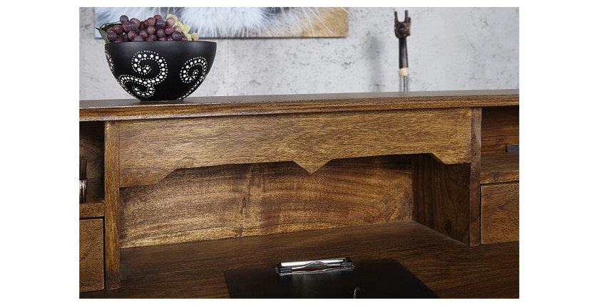 Zoom sur la niche du bureau ORBO 115cm style Davenport
