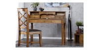 Bureau ORBO 115cm style Davenport vu de face