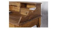 Zoom sur le côté du bureau ORBO 115cm style Davenport