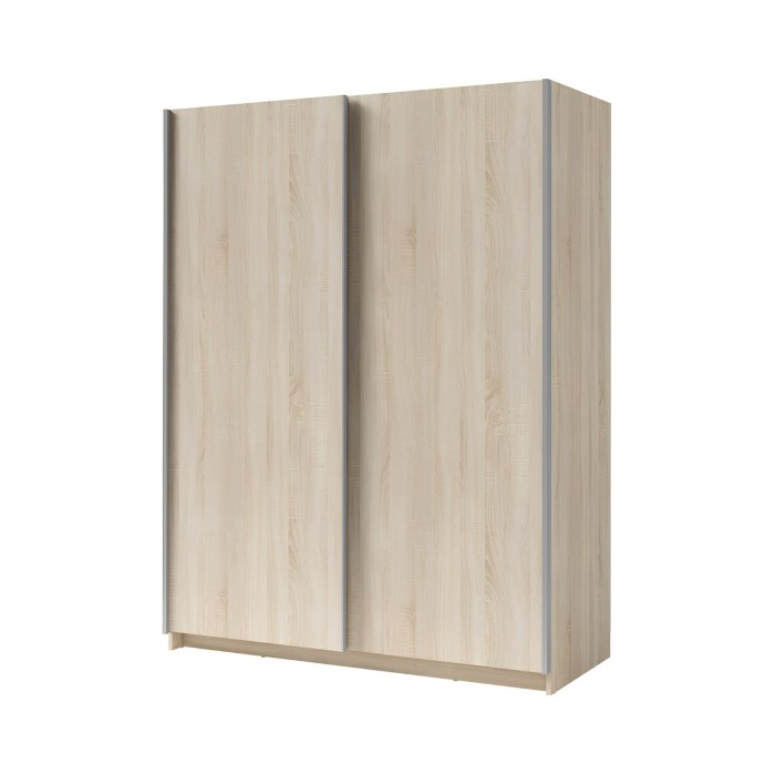 Armoire GOZU 151cm aspect bois clair