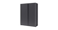 Armoire GOZU 151cm gris graphite
