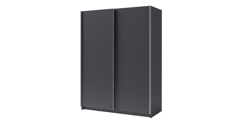 Armoire GOZU 151cm gris graphite