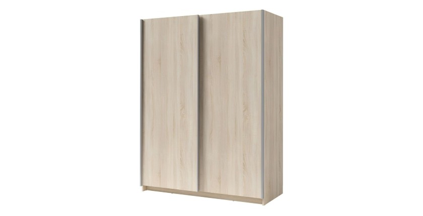 Armoire GOZU 181cm aspect bois clair