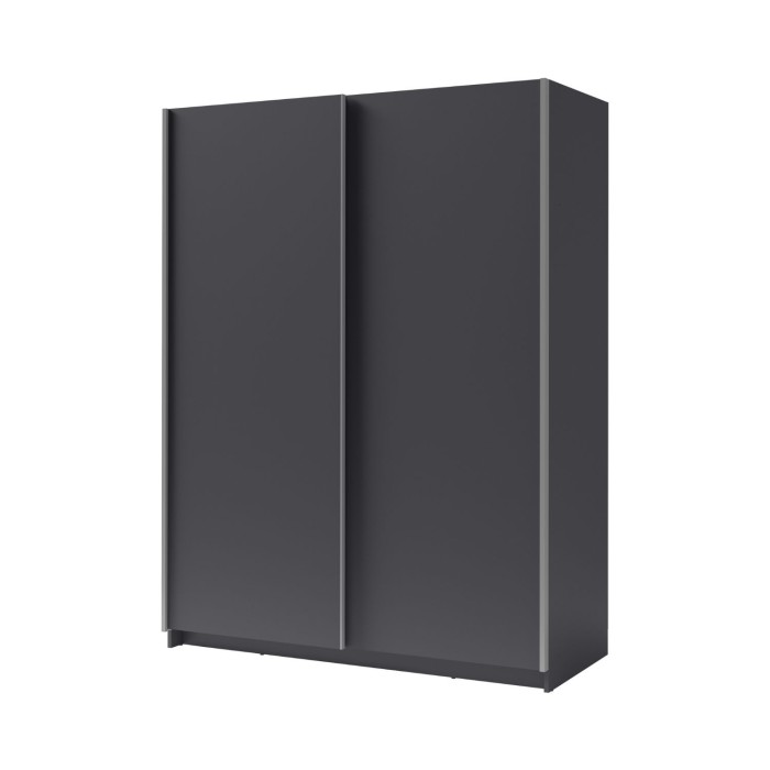 Armoire GOZU 181cm gris graphite