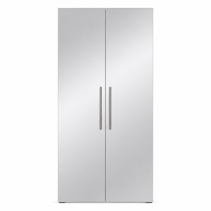 Armoire design 100 cm 2 portes avec grands miroirs collection JUPITER