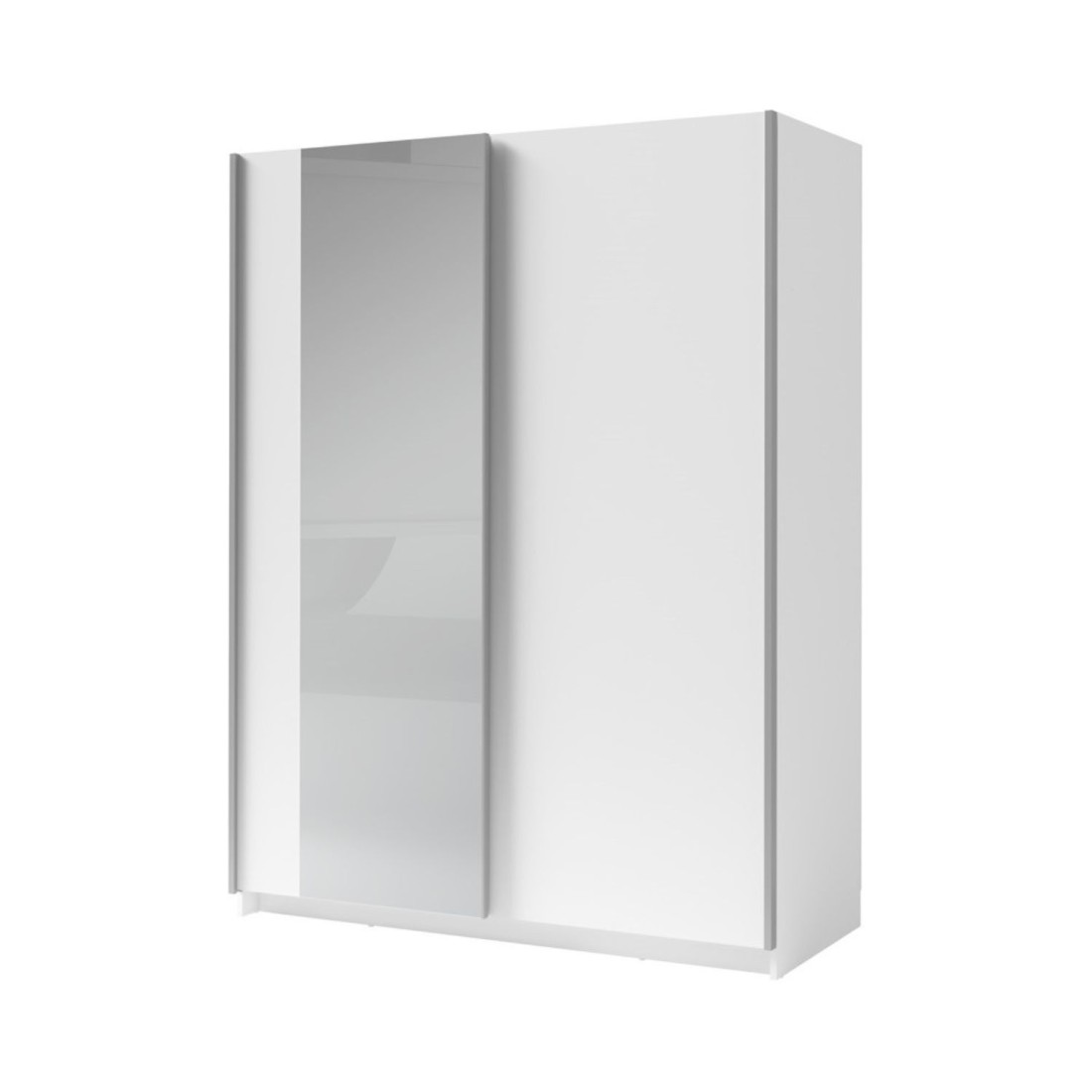 Armoire GOZU avec miroir 181cm blanc