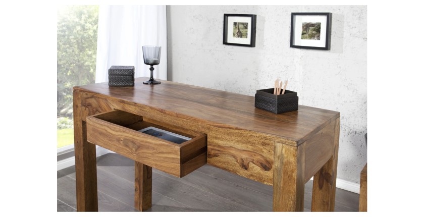 Bureau ORBO 100cm avec tiroir ouvert