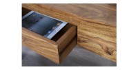 Zoom sur le tiroir ouvert du bureau ORBO 100cm