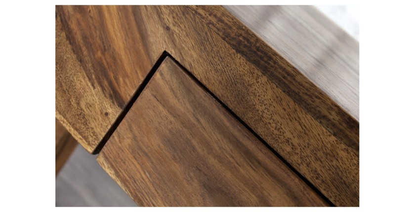 Zoom sur le tiroir du bureau ORBO 100cm