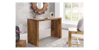 Bureau ORBO 100cm en bois de sheesham mis en situation