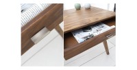 Zoom sur les détails du bureau SCANOVA 120cm