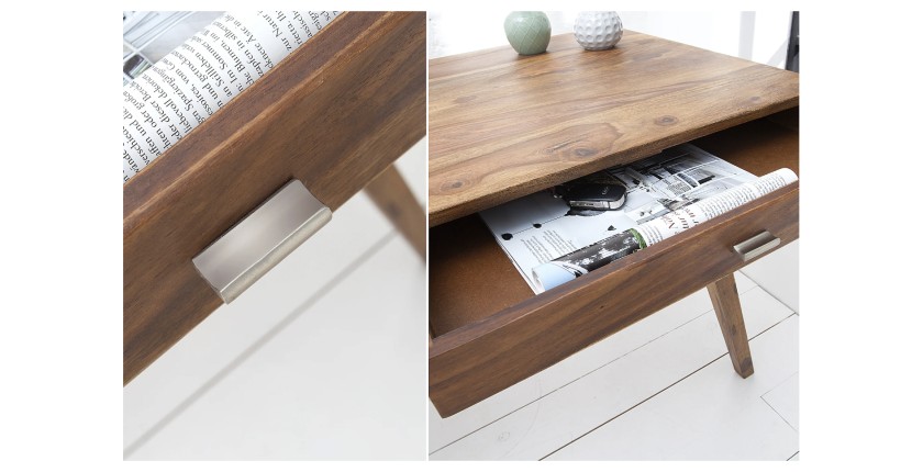 Zoom sur les détails du bureau SCANOVA 120cm
