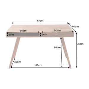 Bureau SCANOVA 120cm dimensions
