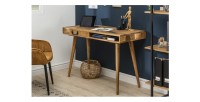 Bureau SCANOVA 120cm en bois de manguier mis en situation