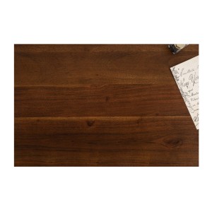 Zoom sur le plateau du bureau SKAGEN 120cm en acacia