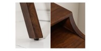 Zoom sur les détails du bureau SKAGEN 100cm en acacia
