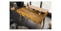 Bureau SKAGEN 120cm en manguier vu de haut