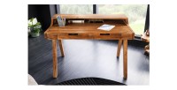 Bureau SKAGEN 100cm en acacia clair vu de face