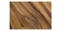 Zoom sur le plateau du bureau VORTEX 118cm en bois de sheesham